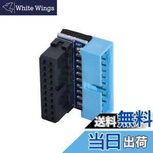 �y���������zCablecc USB 3.0 20�s�� �I�X�����X �����A�_�v�^�[ �㉺����90�x �}�U�[�{�[�h���C���{�[�h�p (������)