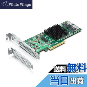 �y���������z10Gtek Internal PCI Express SAS/SATA HBA RAID Controller Card�A8�|�[�g 6Gb /s�ALSI SAS2008�{�[�h�i�`�b�v�j�����ALSI 9211-8I����