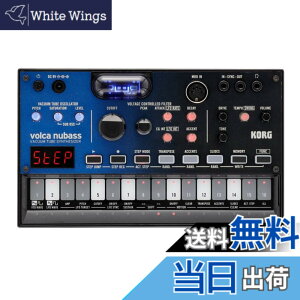 �y���������zKORG �V���Z�T�C�U�[ �x�[�X�}�V�� volca nubass �^��ǉ�H Nutube���� 16�X�e�b�v�V�[�P���T�[ �d�r�쓮 �X�s�[�J�[���� �w�b�h�t�H���g�p�� �ǂ��ł��g����R���p�N�g�T�C�Y ����