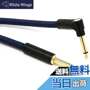 �y���������zFender �P�[�u�� 10' Angled Cable, Blue Dream 0990910073