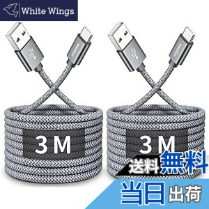 �y���������zUSB Type C �P�[�u���y3m 2�{�Z�b�g�zCLEEFUN �}���[�d �^�C�v C �P�[�u�� ���� �����f�[�^�]�� �R�[�h �^�C�vc ���ϋv �f���h�~ �i�C���� Switch�AiPhone15Pro iPhone15�AXperia�AGalaxy S10 S9 Note 1