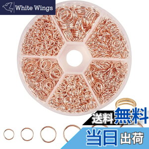 �y���������zPH PandaHall 6��Z�b�g �����O ���a2-8mm �S�� �����O �}���J�� �ۊ� �w�т� ����Z�b�g ��b�p�[�c �W���G���[ DIY�p ��|�p�i �N���t�g�p�i �A�N�Z�T���[�p�[�c ���[�Y�S�[���h