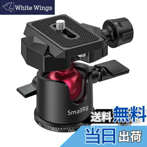 �y���������zSmallRig ���R�_�� 360�x��]�� �A���~�� �A���J�X�C�X�v���[�g 3/8-1/4�l�W�A�_�v�^�[�t��-BUT2665