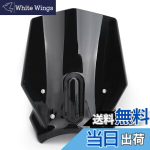 �y���������zBruce & Shark ABS �v���X�`�b�N �I�[�g�o�C �t�����g�K���X �E�C���h�X�N���[�� �z���_�p CB125R CB300R 2018-2019�p �u���b�N �X�N���[�� �I�[�g�o�C �o�C�N�p