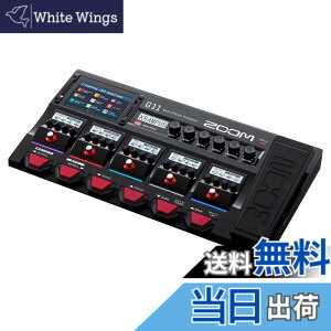 �y���������zZOOM G11 �M�^�[�}���`�G�t�F�N�^�[ 5�C���`�^�b�`�X�N���[�� 16�A���v���f�� + 6�I���W�i���A���v 70�v���Z�b�gIR IR���[�_�[�Ή� �M�^�[�G�t�F�N�g/�����/���R�[�f�B���O/���C�u