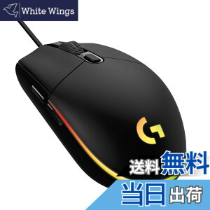 �y���������zLogicool G �Q�[�~���O�}�E�X G203 �L�� �Q�[�~���O �}�E�X USB �ڑ� G203-BK �y�� 85g LIGHTSYNC RGB 6�v���O�����{�^�� �u���b�N PC windows mac �������K�i �y �t�@�C�i���t�@���^�W�[ XIV ��
