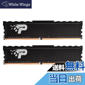 �y���������zPatriot Memory Signature Premium Line Series DDR4 3200MHz PC4-25600 32GB�L�b�g (2 x 16GB) �f�X�N�g�b�v�p������ �q�[�g�V���N�t PSP432G3200KH1