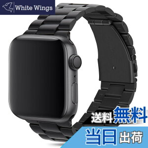 �y���������z�R���p�`�u�� Apple Watch �o���h 42mm (�V���[�Y10/11) 41mm 40mm 38mm �v���~�A���X�e�����X�X�`�[�����^�������o���h Apple Watch �V���[�Y 11 10 9 8 7 6 5 4 3 2 1 SE�p (�u���b�N)