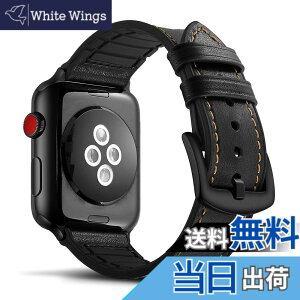 �y���������z�R���p�`�u�� Apple Watch �o���h 41mm 40mm 38mm �{�v�V���R�[���n�C�u���b�h�f�U�C�������o���h Apple Watch SE2 SE �V���[�Y9 8 7 6 5 4 3 2 1 �p (�u���b�N)