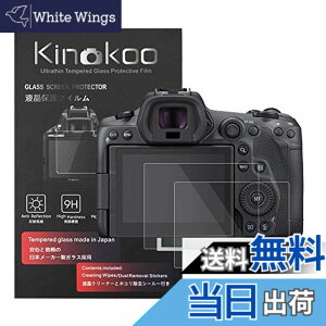 �y���������zkinokoo �t���ی�t�B���� CANON EOS R3/EOS R5/EOS R5C��p �d�x9H �����ߗ� �ώw�� �C�A���� �����K���X ����0.25mm 3���Z�b�g �N���X�t��(EOS R3/EOS R5/EOS R5C��p)
