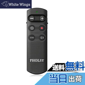 �y���������zPHOLSY RMT-P1BT �J���� ���C�����X �����R�� �����[�Y �����[�g�R���g���[���[ Bluetooth �����[�g�X�C�b�` Sony �p a1 a6400 a6600 a6700 a7C a7M3 a7M4 a7RM3 a7RM4 a7SM3 a9M2 RX0M2 RX100M7 ZV-1 ZV-E10