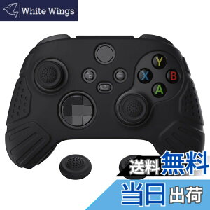 �y���������zeXtremeRate PlayVital Guardian��Xbox Series X/S�R���g���[���[�ɑΉ��p�A���`�X���b�v�V���R�[���J�o�[�X�L���A�u���b�N�̐e�w�O���b�v�L���b�v�t���AXbox Core���C�����X�R���g���[���p