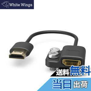 �y���������zSmallRig HDMI-A to HDMI-A�ϊ��A�_�v�^�[ HDMI-AM�i�I�X�j �� HDMI-AF�i���X�j�A�_�v�^�[�P�[�u�� BMPCC 4K & 6K, A7SIII, GH5 & S1H�ȂǑΉ� 14cm 4K@60HZ-3019