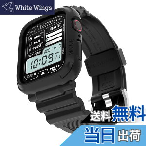 �y���������zelkson �A�b�v���E�H�b�`�o���h Apple Watch 41mm 40mm �o���p�[�P�[�X�t�� ���ȃ����Y�o���h Apple Watch SE iWatch Series 9 8 7 6 5 4�p, Quattro Pro Series �X�|�[�c�~���^���[�ی�P�[�X �v���e�N
