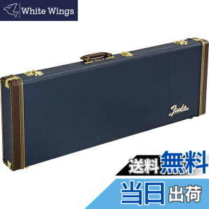 �y���������zFender �t�F���_�[ �n�[�h�P�[�X Classic Series Wood Case Strat/Tele, Navy Blue