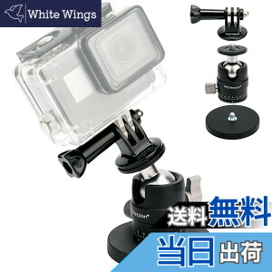 �y���������zPROfezzion �J�������C�X�^���h �Z�b�g �X�^���h + �_�� + Gopro�z���_�[ �}�O�l�b�g�x�[�X ���R�_�� 360°��]�\ 1/4-20�l�W �t�� Gopro Hero 13 12 11 10 9 8 7 Insta360 X5 X4 X3 Ace Pro 2 DJI Osmo Actio