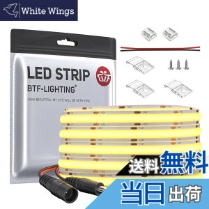 �y���������zBTF-LIGHTING COB FCOB LED�e�[�v���C�g �����x �t���L�V�u�� 5M 528LEDs/m 2640LEDs/5m �d���F 3000K ��10mm �X�g���b�v���C�g DC12V 14W/m �����\ �ό`�\ �ؒf�\ �Q�� �L�b�`���z�[�� ������