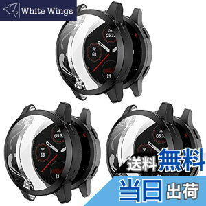 �y���������zFitTurn �X�N���[���v���e�N�^�[ �P�[�X For Garmin Venu 2 & Vivoactive 4 Watch TPU �X�����P�[�X�J�o�[ [���b�L���^���J���[�t���[��] [3D�t���J�o�[] �V�F���ی� For Garmin Venu 2�E�H�b�`(3�p�b