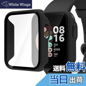 �y���������zMiimall ��̊��P�[�XXiaomi Mi Watch Lite/Redmi Watch Lite ��p Mi Watch Lite �P�[�X �ی�P�[�X �L�Y�h�~ �h�o �y�� �d�x9H PC�f�� �t���S�ʕی� �����K���X(�u���b�N)