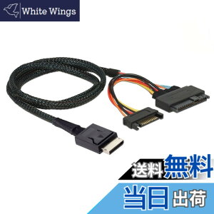 �y���������zchenyang PCIe 4.0 SFF-8611 to SFF-8639 �P�[�u�� SATA�d���t�� U.2 SFF-8639 NVME SSD �}�U�[�{�[�h �����g�� 1.64�t�B�[�g/0.5M