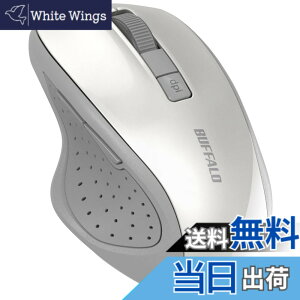 �y���������z�o�b�t�@���[ 5�{�^�� Bluetooth 5.0 Blue LED �}�E�X �z���C�g �߂�/�i�ރ{�^������ �ȓd�� BSMBB305WH