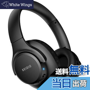 �y���������z���C�����X �w�b�h�z�� KVIDIO Bluetooth 5.4 65���ԍĐ� 40mm HD �h���C�o�[���j�b�g �I�[�o�[�C���[�w�b�h�z�� �}�C�N���� �L�� ���� ���p �Չ� ���^ �n���Y�t���[�ʘb�\ �u���[�g