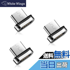 �y���������zSUNTAIHO SYCX001 �}�O�l�b�g �[�d�P�[�u����p�}�C�N��USB�[�d�[�q �}�O�l�b�g �A�_�v�^�[ ���� �[�q �h�o ���E�� 3�Z�b�g(�P�[�u���Ȃ�/�[�q�̂�)