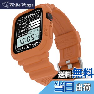 �y���������zelkson �A�b�v���E�H�b�` �o���h Apple Watch 45mm 44mm �o���p�[�P�[�X�t�� ���ȃ����Y�o���h Apple Watch SE iWatch Series 9 8 7 6 5 4�p Quattro Pro Series �X�|�[�c�~���^���[�ی�P�[�X �v���e�N