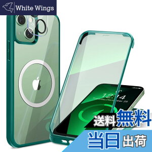 �y���������zHAUTRKBG iPhone 13 Mini �P�[�X �N���A ���ʋ����K���X �S�ʕی� [MagSafe�Ή�] [�J�����t�C������] �����x�̃^�b�`�X�N���[�� �}�O�Z�[�t ���C�����X�[�d�Ή� �ČRMIL�K�i�擾 �ϏՌ� 