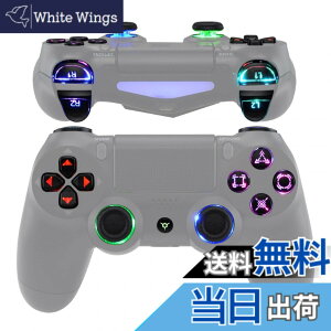 �y���������zeXtremeRate ps4�R���g���[���[�ɑΉ��p�}���`�J���[����D-pad�T���X�e�B�b�N�g���K�[�z�[���t�F�C�X�{�^���Aps4 Slim Pro CUH-ZCT2�R���g���[���[�ɑΉ��pDTFS (DTF 2.0) LED�L�b�g�y�u���b