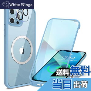 �y���������zHAUTRKBG iPhone 13 Mini �P�[�X �N���A ���ʋ����K���X 360°�S�ʕی� [MagSafe�Ή�] [�J�����t�C������] [�s�q�^�b�`] �}�O�Z�[�t ���C�����X�[�d�Ή� �ČRMIL�K�i�擾 �ϏՌ� �A�C�t�H