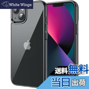 �y���������zJETech iPhone13 mini �ی�P�[�X(5.4�C���`��p) ���΂݂Ȃ� �Ռ��z�� �o���p�[�J�o�[ �����h�~ �N���A�o�b�N (�~�b�h�i�C�g)
