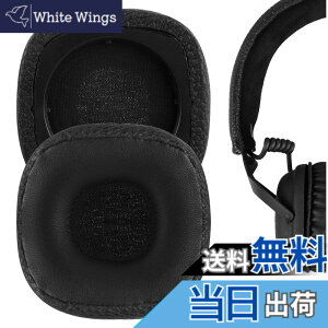 �y���������zGeekria �C���[�p�b�h�݊��� �p�b�h �}�[�V���� Marshal Major III Wired, Major III Bluetooth Wireless, MID ANC �w�b�h�z���ɑΉ� �p�b�h �C���[/�C���[�J�b�v (�v���e�C�����U�[/�u���b�N)
