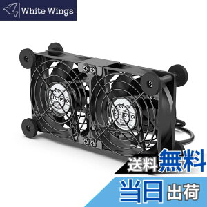 �y���������zELUTENG USB�t�@�� 8cm 2�A ��p�t�@�� �ɏՃp�b�h�t�� �É� ��@ ���u���� 3�i�K���ʒ��� ���� �������ʎ��� ��p�N�[���[ ���^ �����@ ������ 5V �_�u�� 2750RPM x 2 ���^ PC/PS5 / PS4 / 