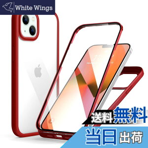 �y���������zMQman iPhone13mini �P�[�X �O�ʃK���X+�w�ʃK���X 360°�S�ʕی� 100����ʃ^�b�`���x �ϏՌ� �����K���X �t�����g+�o�b�N�v���[�g �y�� ���C�����X�[�d�Ή� �O�� ���� �J�o�[ (iphone13mi