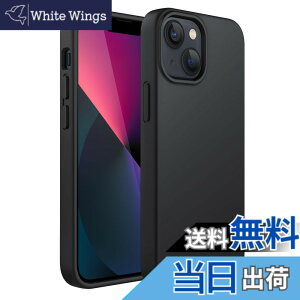 �y���������zJETech iPhone13 mini �V���R���P�[�X(5.4�C���`��p) �V���L�[�\�t�g�^�b�`�t���{�f�B�ی�P�[�X �}�C�N���t�@�C�o�[���C�j���O�t���ϏՌ��J�o�[ (�u���b�N)