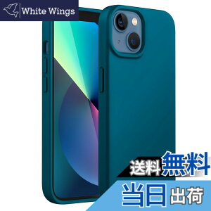 �y���������zJETech iPhone13 mini �V���R���P�[�X(5.4�C���`��p) �V���L�[�\�t�g�^�b�`�t���{�f�B�ی�P�[�X �}�C�N���t�@�C�o�[���C�j���O�t���ϏՌ��J�o�[ (�e�B�[���u���[)