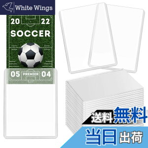 �y���������zMINGYI TECH �d�݃P�[�X�g���J �g�b�v���[�_�[ ���M�����[ �J�[�h���[�_�[ �g���[�f���O�J�[�h ���[ �ۊ� PVC�f�� �܂� �L�Y�h�~ ������ �N���A�z���C�g(30���Z�b�g)
