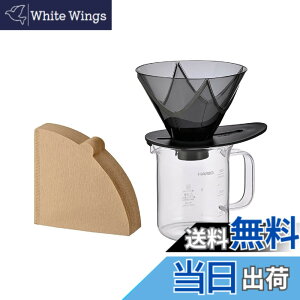 �y���������zHARIO�i�n���I�j�h���b�p�[MUGEN �T�[�o�[�Z�b�g 1-2�t�p �T�[�o�[���p�e��300ml �����u���b�N ���{�� VDMU-2018-TB