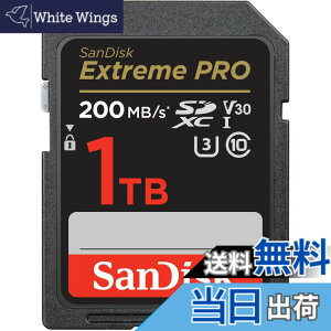 �y���������zSanDisk (�T���f�B�X�N) 1TB Extreme PRO SDXC UHS-I �������[�J�[�h - C10�AU3�AV30�A4K UHD�ASD�J�[�h- SDSDXXD-1T00-GN4IN