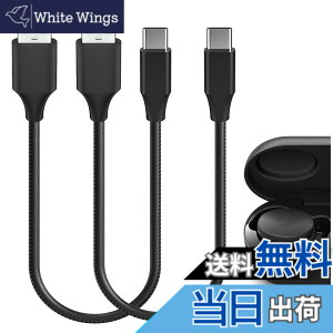 �y���������zGeekria PU���U�[ �[�d�P�[�u�� �݊��� Type-C �[�d�R�[�h USB to USB-C �{�[�Y Bose Ultra Open Earbuds, Earbuds II, Sleepbuds II �ɑΉ� (�� / 30cm 2�p�b�N)