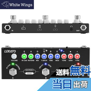 �y���������zLEKATO �M�^�[�}���`�G�t�F�N�g�y�_�� IR���[�f�B���O�t�� 9��AMP���[�h �f�B���C���o�[�u CHORUS�G�t�F�N�g�y�_�� �G���N�g���b�N�M�^�[�x�[�X�p �����o�b�e���[