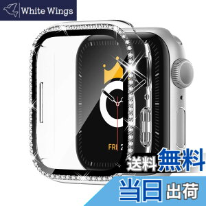 �y���������zAdepoy �R���p�`�u�� Apple Watch �P�[�X 40mm iWatch�P�[�X �L���L�� �ی�t�B�����t�� �N���X�^���_�C���t�� �A�b�v���E�H�b�`�J�o�[ ������p �S�ʕی�P�[�X40mm Series SE/6/5/4 �N���A