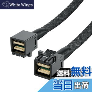 �y���������z10Gtek ���� Mini SAS HD SFF-8643 �P�[�u��, �T�C�h�o���h�t��, 0.3���[�g��, �܂肽���ݎ�, �t���L�V�u��