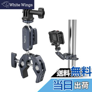 �y���������zSmallRig �X�[�p�[�N�����v �{�[���w�b�h �}�W�b�N�A�[�� �I�o�T�~�N�����v �ɂݖh�~ 360�x��] 1/4''�l�W �Ό��h�~ �_��/�B�e LED���C�g�p ���j�^�[�O�t���p �o�C�N �x�X�g�A���O�� 