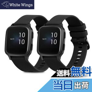 �y���������zkwmobile 2x �����o���h Garmin Venu Sq Music/Sq�Ή� �x���g - �V���R���o���h �\�t�g TPU �ϋv�� ���F/���F