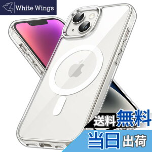 �y���������zJETech iPhone 14 Plus 6.7�C���`�p �}�O�l�b�g �P�[�X MagSafe ���C�����X�[�d�Ή� �Ռ��z�� �o���p�[�J�o�[ �����h�~ �����o�b�N (�N���A)