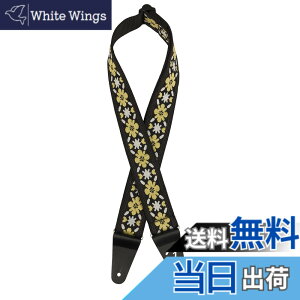 �y���������zFender �t�F���_�[ �J�i�_���y��p�X�g���b�v Pasadena Woven Strap, Yellow Clover, 2