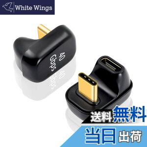 �y���������zDuttek 40Gbps USB C U���^�A�_�v�^�[ 100W 2�p�b�N 180�x�p�x�t�� USB Type C �I�X���X �����R�l�N�^�[ USB Type-c U���A�_�v�^Thunderbolt 3/4�Ή� MacBook Air/Pro/�m�[�g�p�\�R��/�g�ѓd�b�p