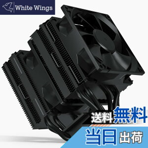�y���������zupHere CPU�N�[���[�T�C�h�t���[�^ ��� CPU�t�@�� �f���A��92mm�t�@���̗p �q�b�g�p�C�v6�{ �É� AM4�Ή� Intel LGA1700/1200/115X�Ή� ���yD96K�z